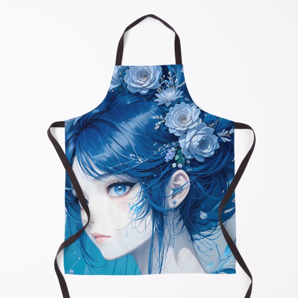 Item preview, Woman Blues Abstract Colors Textures Art Contemporary Design designed and sold by ART ATTACK ZONE.
