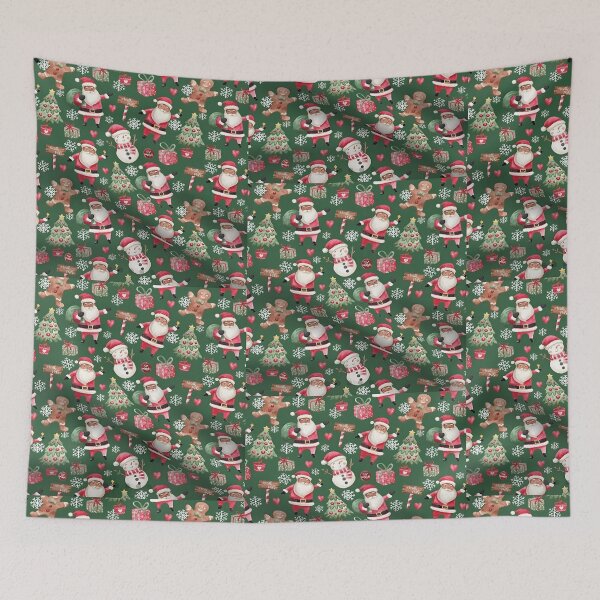Item preview, Black Santa Christmas in green designed and sold by IMAPROBLEM BRAND CLOTHING BY INFLUENCE GETEM.