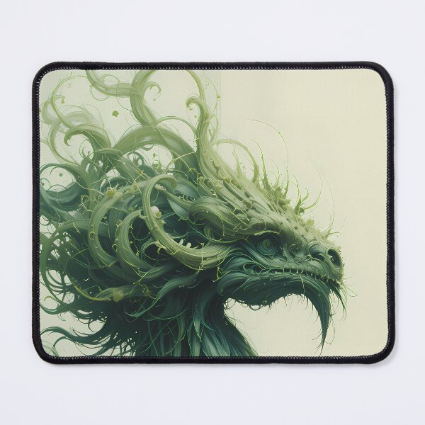 Item preview, Green Creature Abstract Colors Textures Art Contemporary Design designed and sold by ART ATTACK ZONE.