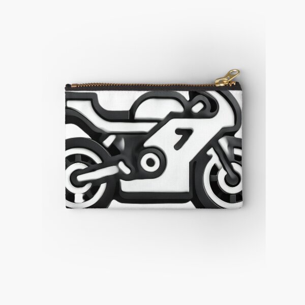 Item preview, Stylized Iconic Silhouette of a Motorcycle in Modern Artistic Design designed and sold by Creative88Art.