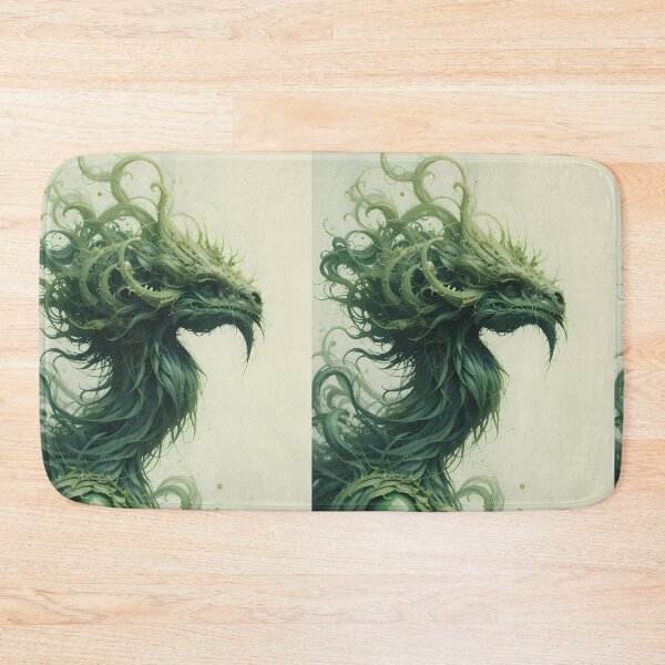 Item preview, Green Creature Abstract Colors Textures Art Contemporary Design designed and sold by ART ATTACK ZONE.