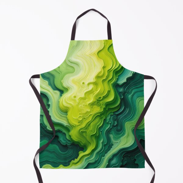 Item preview, Surreal Green Abstract Colors Textures Art Contemporary Design designed and sold by ART ATTACK ZONE.
