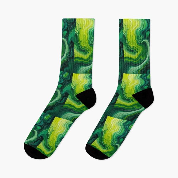 Item preview, Green Vibrant Abstract Colors Textures Art Contemporary Design designed and sold by ART ATTACK ZONE.