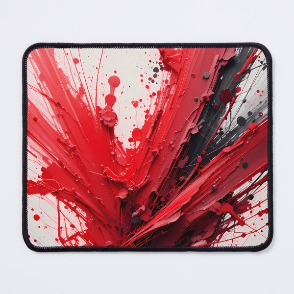 Item preview, Red Splash Abstract Colors Textures Art Contemporary Design designed and sold by ART ATTACK ZONE.