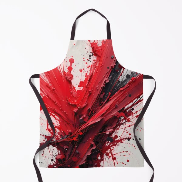 Item preview, Red Splash Abstract Colors Textures Art Contemporary Design designed and sold by ART ATTACK ZONE.