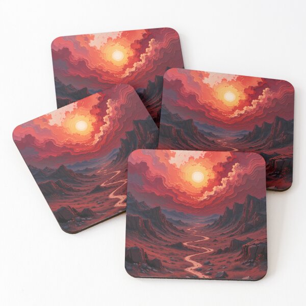 Item preview, Landscape Vibrant Abstract Colors Textures Art Contemporary Design designed and sold by ART ATTACK ZONE.