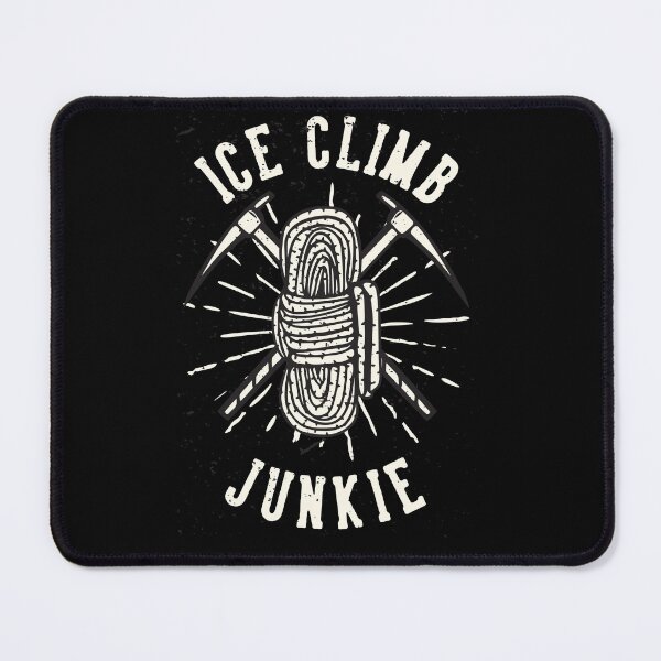 Item preview, ICE CLIMB JUNKIE, the perfect t-shirt for true ice climbing enthusiasts designed and sold by FelkMariShop.