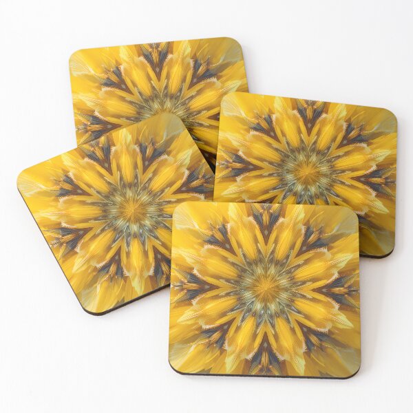 Item preview, Flower Yellow Abstract Colors Textures Art Contemporary Design designed and sold by ART ATTACK ZONE.