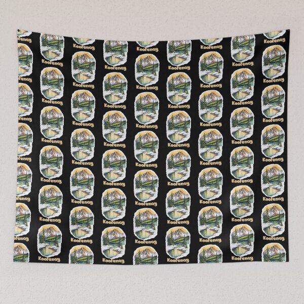 Item preview, Kootenay National Park watercolor designed and sold by EuropeanPrints.