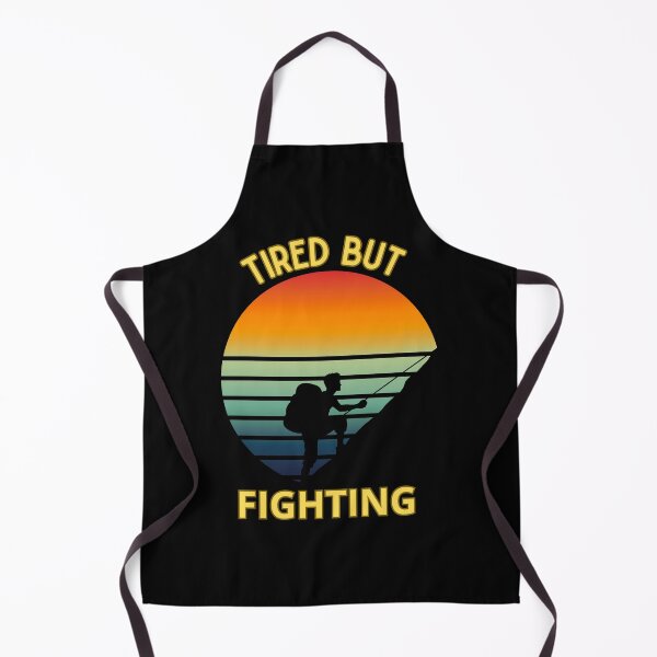 Item preview, TIRED BUT FIGHTING, a bold and motivational t-shirt for those who, despite facing challenges and difficulties, never give up designed and sold by FelkMariShop.