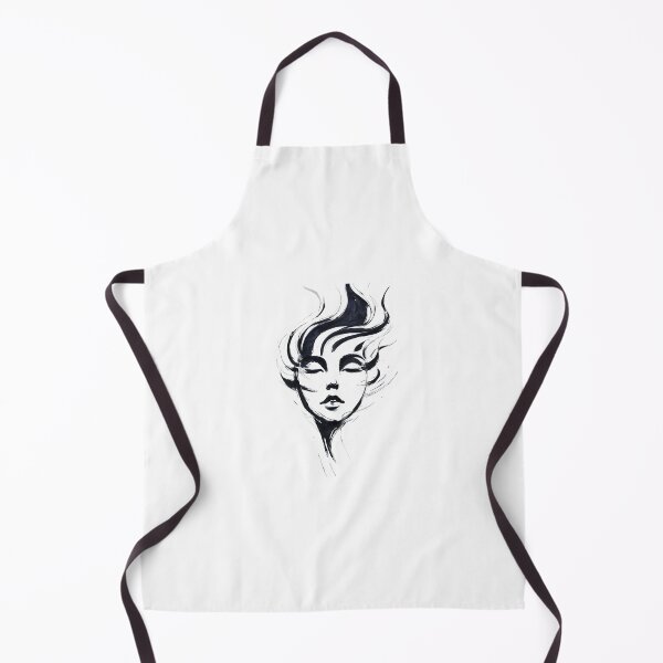 Item preview, "Elegant Abstract Portrait: A Fluid Minimalist Line Art Design" designed and sold by IINSPIRA.