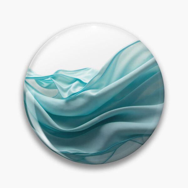 Item preview, Flowing Aqua Fabric in Motion on Black Background designed and sold by Creative88Art.