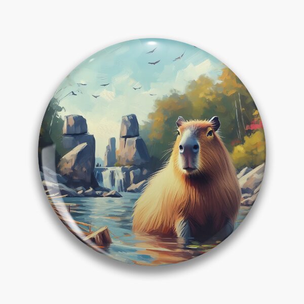 Item preview, Capybara Art #66 | Capybara Lovers designed and sold by ksgraphics222.