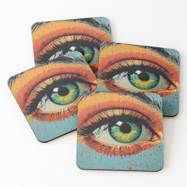 Item preview, Retro Hazel Eye Pop Art - Bold Comic Book Style - Hazel Eyed Girl for Apparel, Wall Decor, and More. designed and sold by MerchMaid1981.