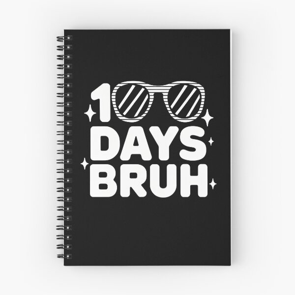Item preview, 100 DAYS BRUH Retro Glasses School Milestone designed and sold by Hananiah Merch.