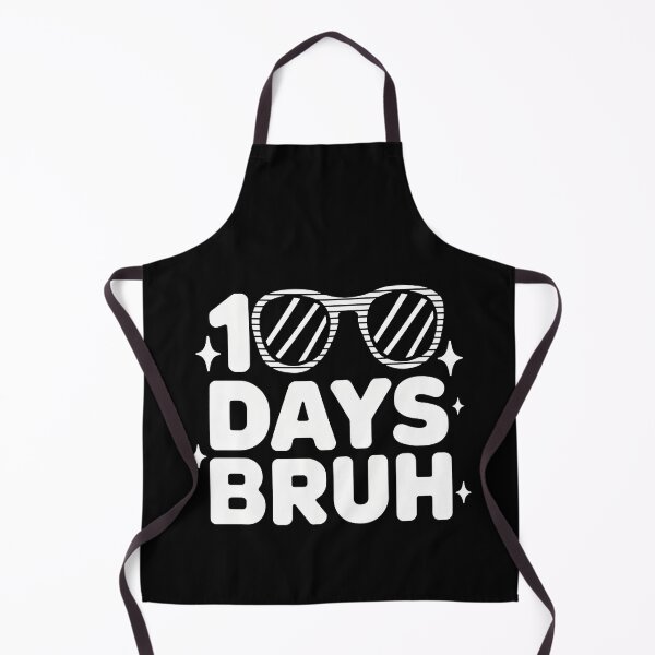 Item preview, 100 DAYS BRUH Retro Glasses School Milestone designed and sold by Hananiah Merch.