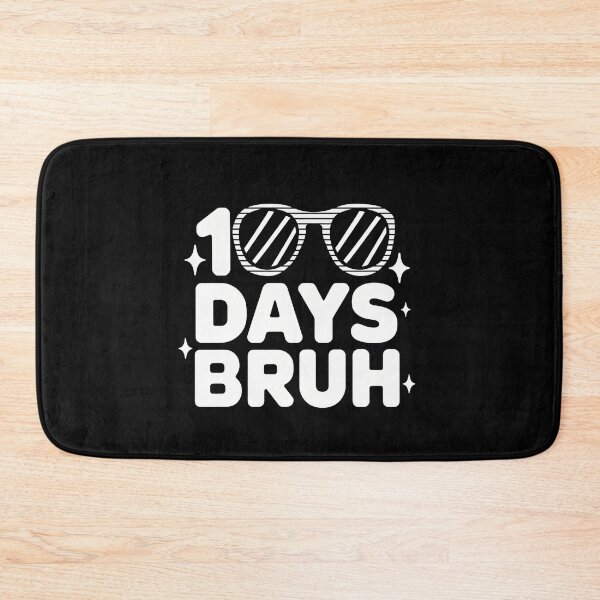 Item preview, 100 DAYS BRUH Retro Glasses School Milestone designed and sold by Hananiah Merch.