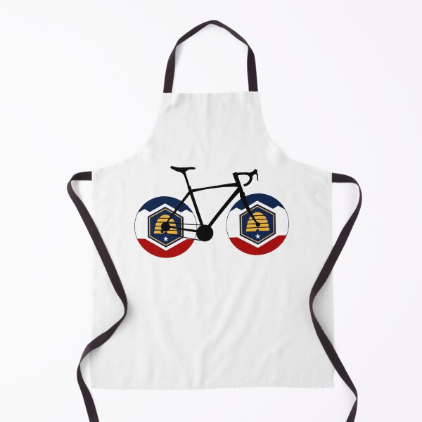 Artikelvorschau, Utah Flagge Radfahren entworfen und verkauft von Esskay Designs.
