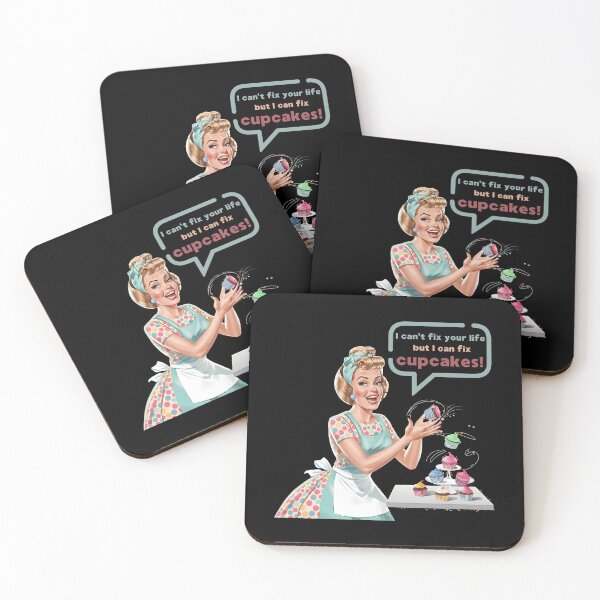 Item preview, Sarcastic Vintage Housewife - The perfect gift for fans of retro style, sarcasm, and kitchen humor! designed and sold by ZyziowskyArt.