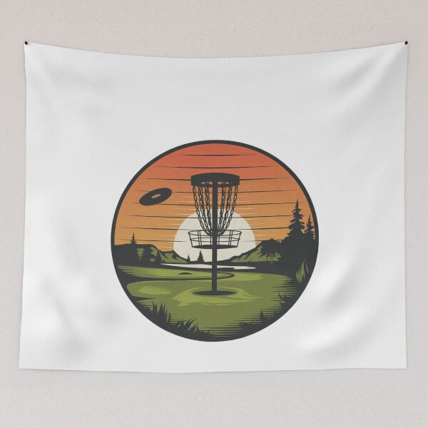 Item preview,   Vintage Modern Trendy Frisbee Disc Golf Basket  designed and sold by SOUFIANE1991.
