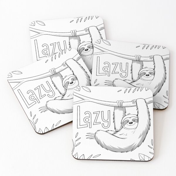 Item preview, Lazy Sloth Design - Embrace the Chill Life designed and sold by beckabbooart.