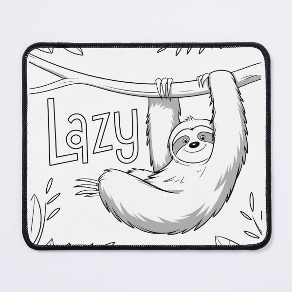 Item preview, Lazy Sloth Design - Embrace the Chill Life designed and sold by beckabbooart.
