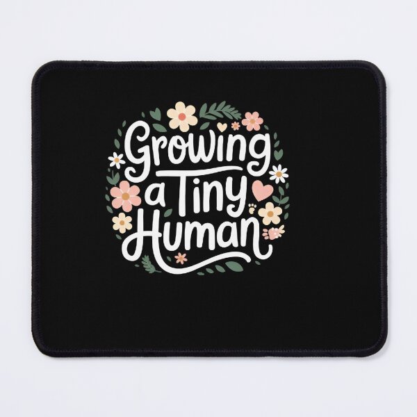 Item preview, Cute Floral flowers pregnancy Announcement Growing tiny human Mother's  designed and sold by TheTimer.