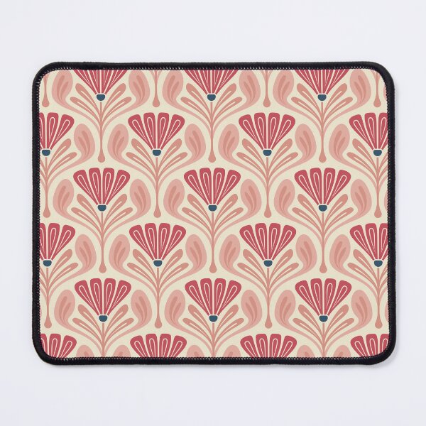 Item preview, Copy of KF 0330 D - Vintage Retro Daisy 70s Floral Pattern in Pink Magenta Cream designed and sold by KhakiFinch.
