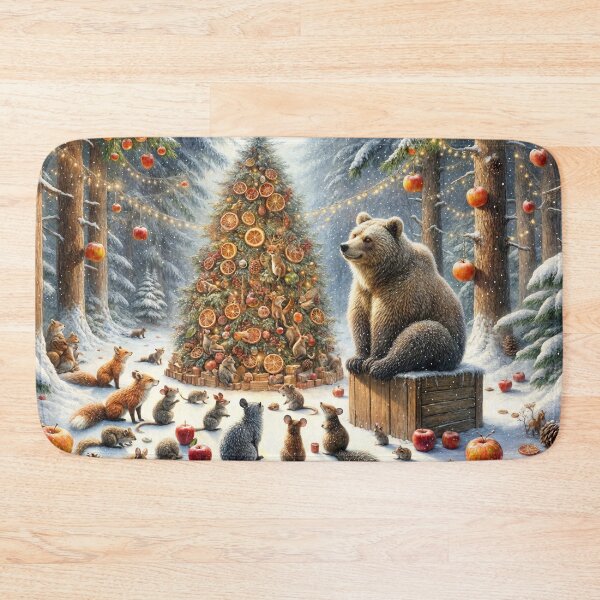 Item preview, Festive Forest Animals designed and sold by M-Y-A-R-T-.