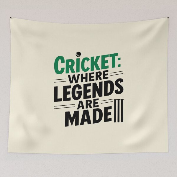 Artikelvorschau, Cricket – Wo Legenden gemacht werden entworfen und verkauft von Jollys-ArtShop.
