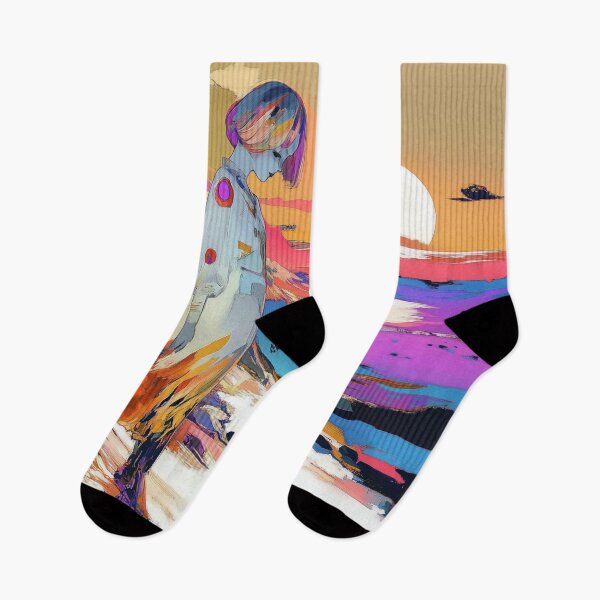 Item preview, Future Horizons. Futuristic sunset landscape. designed and sold by Shoot-The-Moon.