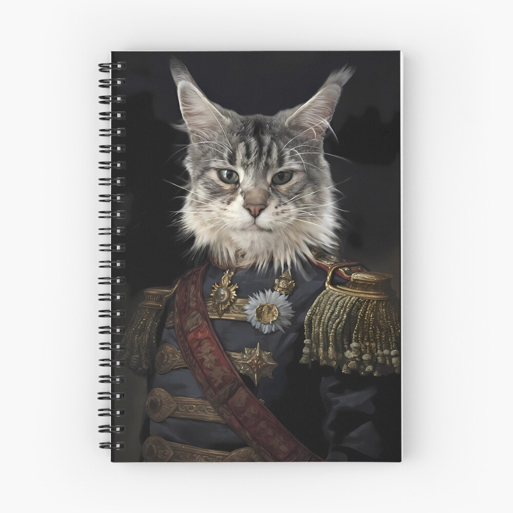 Item preview, Spiral Notebook designed and sold by MonoPrintables.