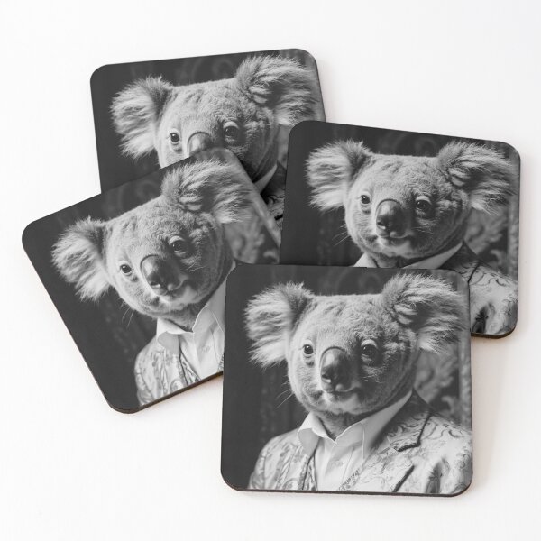Item preview, Sophisticated Koala in Elegant Suit designed and sold by vk09.