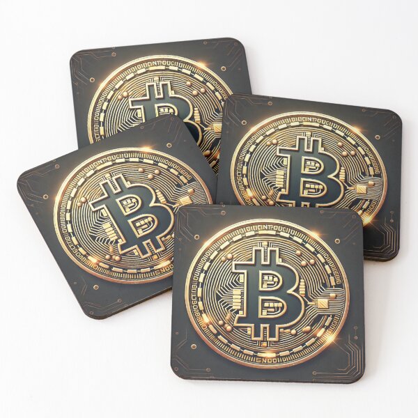 Item preview, Sleek Bitcoin Design – Iconic ₿ Symbol with Futuristic Style designed and sold by PawtopiaDesigns.