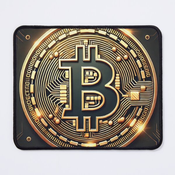 Item preview, Sleek Bitcoin Design – Iconic ₿ Symbol with Futuristic Style designed and sold by PawtopiaDesigns.