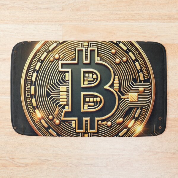 Item preview, Sleek Bitcoin Design – Iconic ₿ Symbol with Futuristic Style designed and sold by PawtopiaDesigns.