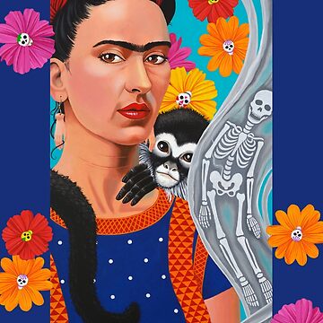 Artwork thumbnail, Frida Kahlo Day of the Muertos by CaryadArtwork