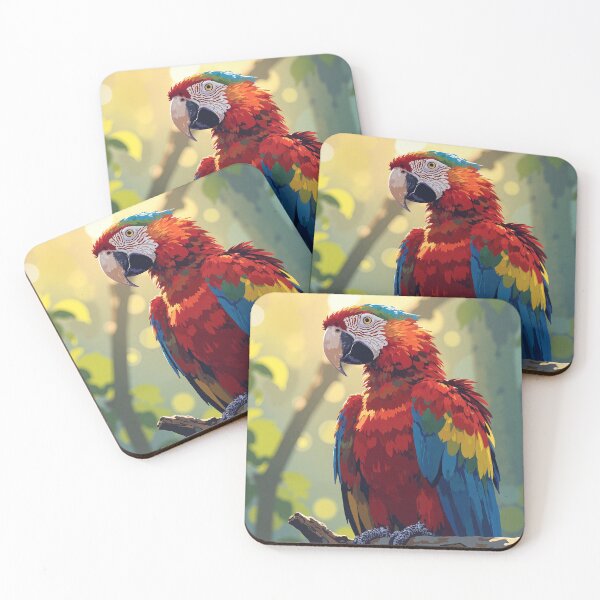 Item preview, Rainbow radiance morning macaw designed and sold by ShroomForge.