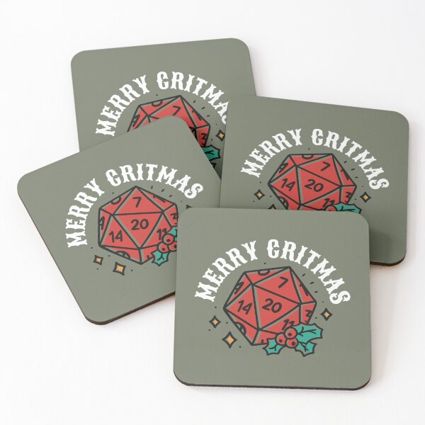 Item preview, Dungeons and Dragons Christmas, Merry Critmas D&D designed and sold by catnolioo.