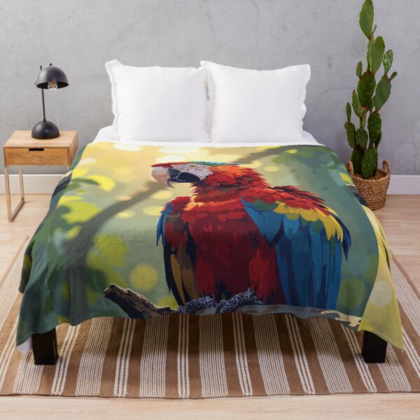 Item preview, Rainbow radiance morning macaw designed and sold by ShroomForge.