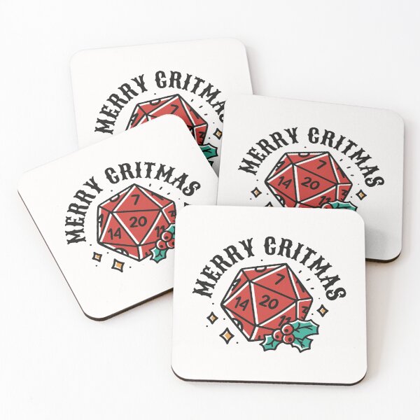 Item preview, Dungeons and Dragons Christmas, Merry Critmas D&D 2 designed and sold by catnolioo.