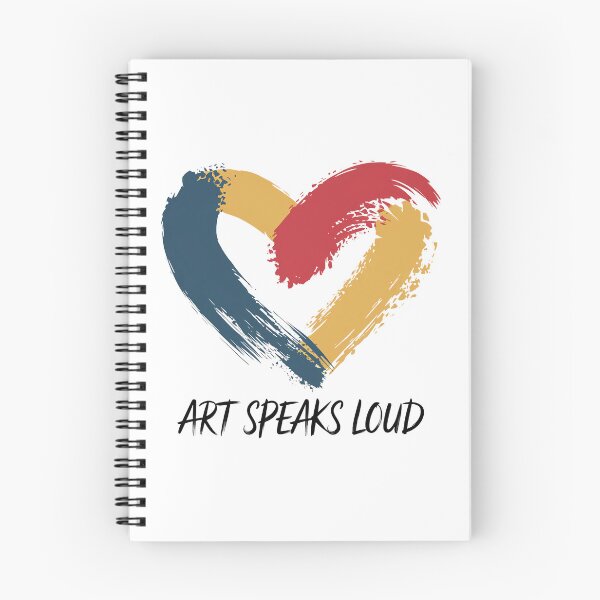 Item preview, Brushstroke Heart - Art Speaks Loud designed and sold by Lily-and-Lyle.