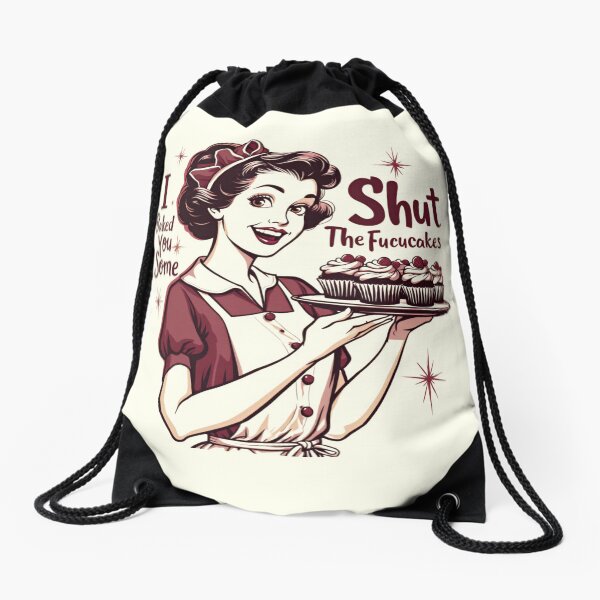 Item preview, Funny Vintage Housewife I Baked You Some Shut The Fucupcakes designed and sold by ArtFromBeyond.