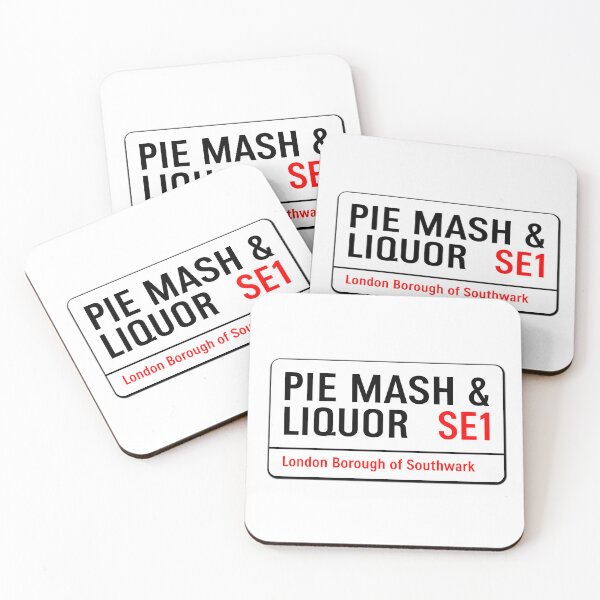 Item preview, Classic London Pie Mash And Liquor Road Sign V1a designed and sold by RetrospectUK.
