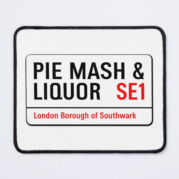 Item preview, Classic London Pie Mash And Liquor Road Sign V1a designed and sold by RetrospectUK.