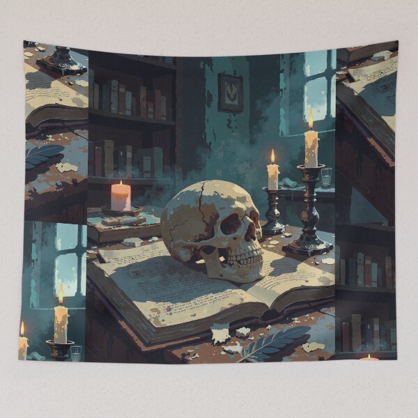 Item preview, The scholars study a flicker of morbidity designed and sold by ShroomForge.