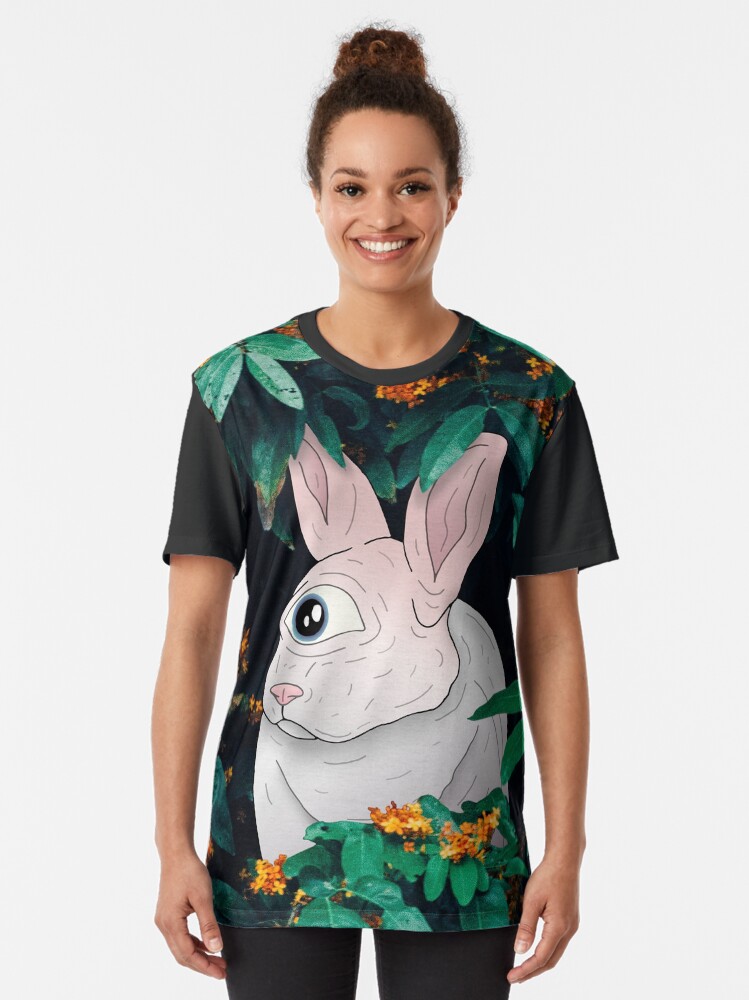 Alternate view of Bunny Graphic T-Shirt
