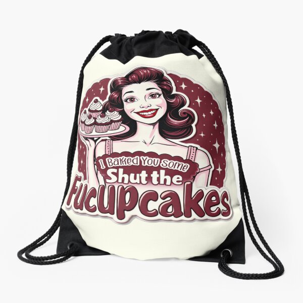 Item preview, Funny Vintage Housewife I Baked You Some Shut The Fucupcakes designed and sold by ArtFromBeyond.