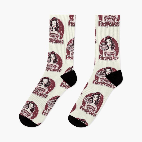 Item preview, Funny Vintage Housewife I Baked You Some Shut The Fucupcakes designed and sold by ArtFromBeyond.