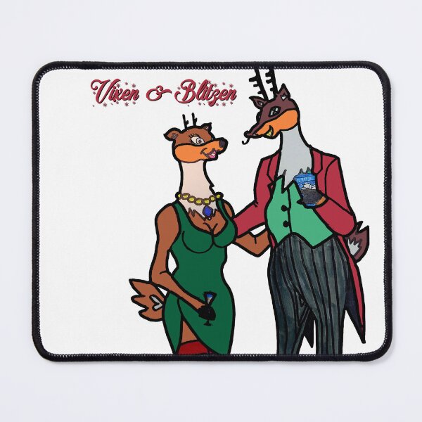 Item preview, Vixen & Blitzen designed and sold by johnjnorthrop.